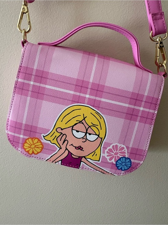 Loungefly Handbags - Lizzie McGuire Pink Plaid Loungefly Crossbody Bag